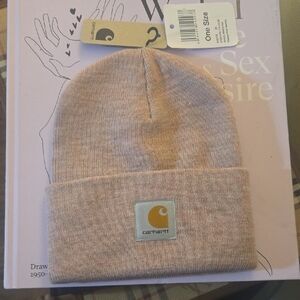 Carhartt Light Brown Knit Beanie